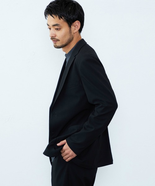 EDWIN(エドウィン)の「EDWIN エドウィン デニスラ URBAN FUNCTION テーラードジャケット ウールライク ストレッチ 洗える(テーラードジャケット・メンズ・ネイビー/ブラック・SMALL/LARGE/X-LARGE/MEDIUM)」の14枚目の写真