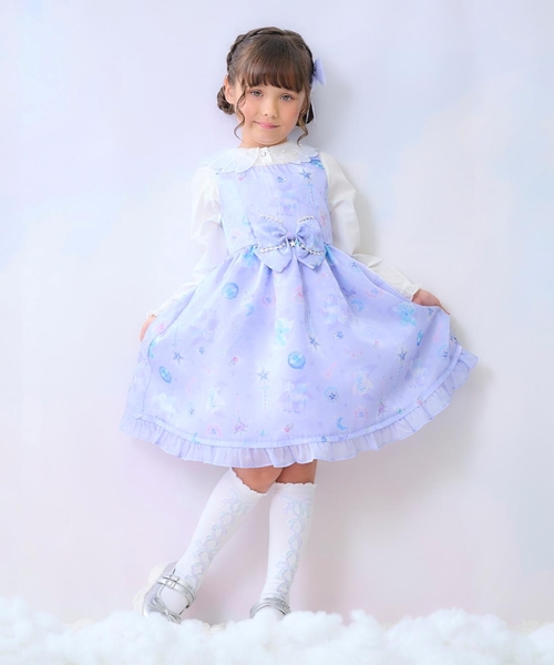 セール】マジカル柄ワンピース ＆ブラウスセット（ワンピース）｜mezzo