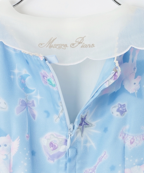 セール】マジカル柄ワンピース ＆ブラウスセット（ワンピース）｜mezzo