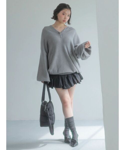 dazzlin(ダズリン)の「【吉田朱里】マシュマロトートバッグ(トートバッグ・レディース・ブラック・FREE)」の7枚目の写真