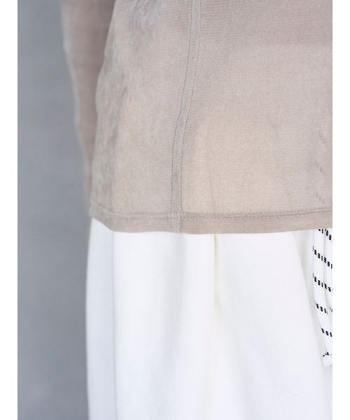 SNIDEL（スナイデル）の「カップインベロアカットソー（Tシャツ/カットソー・レディース・ブラウン/ベージュ/ブラック・F）」の20枚目の写真