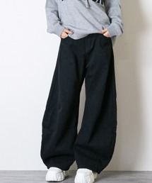 ENLIKE（エンリケ）の「ワイドレッグシミターデニムパンツ（デニムパンツ）」