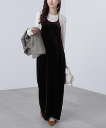 FREE'S MART | ◆ホルターネックベロアキャミワンピース(ワンピース)