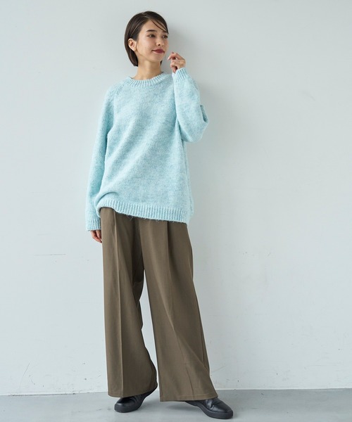 定価81400円 kiminori morishita オーバーサイズニット 0 セール】ミックスカラー オーバーサイズニット【585128】（ニット