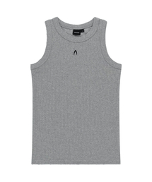 AAKAM | Distressed Logo Sleeveless (Gray)(Tシャツ/カットソー)