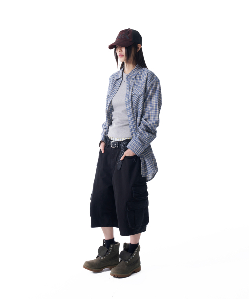 AAKAM(アーカム)の「Distressed Logo Sleeveless (Gray)(Tシャツ/カットソー・レディース・その他・1)」の6枚目の写真