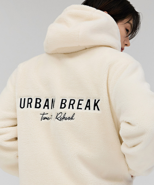 CHASECULT(チェイスカルト)の「共用グラフィックフリースフードジップアップ-アイボリー(その他アウター・メンズ・アイボリー・90/100/95/105)」の5枚目の写真