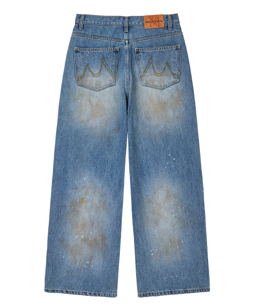 Midnight Move（ミッドナイトムーブ）の「vt denim pants (blue)（デニムパンツ・レディース・その他・SMALL/MEDIUM）」の3枚目の写真