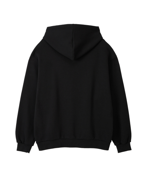 WOOALONG（ウアロン）の「Signature standard hoodie - BLACK（パーカー・レディース・ブラック・LARGE/MEDIUM/SMALL）」の6枚目の写真