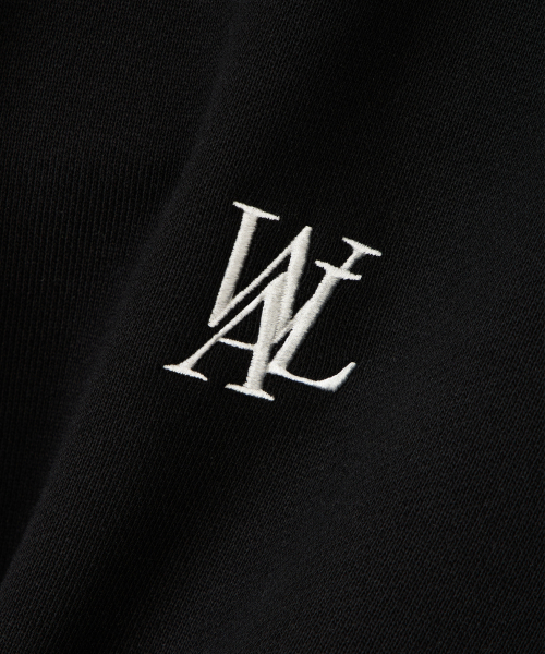 WOOALONG（ウアロン）の「Signature standard hoodie - BLACK（パーカー・レディース・ブラック・LARGE/MEDIUM/SMALL）」の8枚目の写真