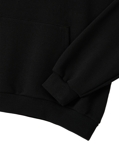 WOOALONG（ウアロン）の「Signature standard hoodie - BLACK（パーカー・レディース・ブラック・LARGE/MEDIUM/SMALL）」の10枚目の写真