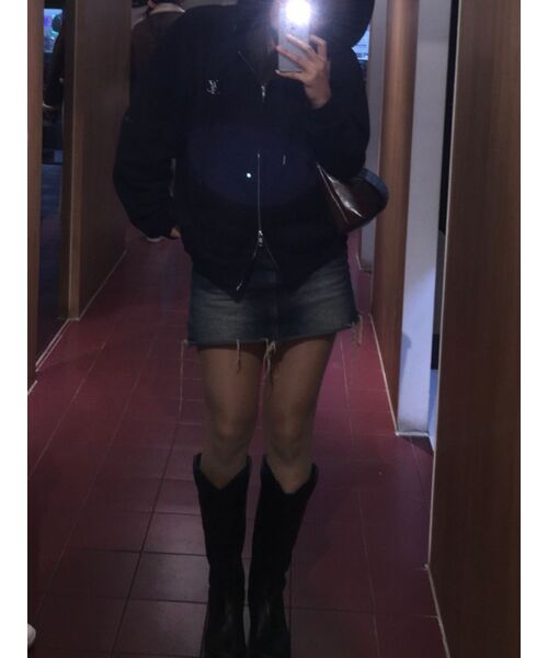WOOALONG（ウアロン）の「Signature standard hoodie - BLACK（パーカー・レディース・ブラック・LARGE/MEDIUM/SMALL）」の12枚目の写真