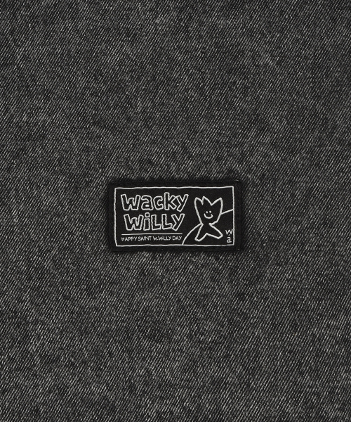 Wacky WiLLy(ワッキーウィリー)の「ウォッシングデニム半袖シャツブラック(シャツ/ブラウス・レディース・その他・SMALL/MEDIUM/LARGE/X-LARGE)」の7枚目の写真