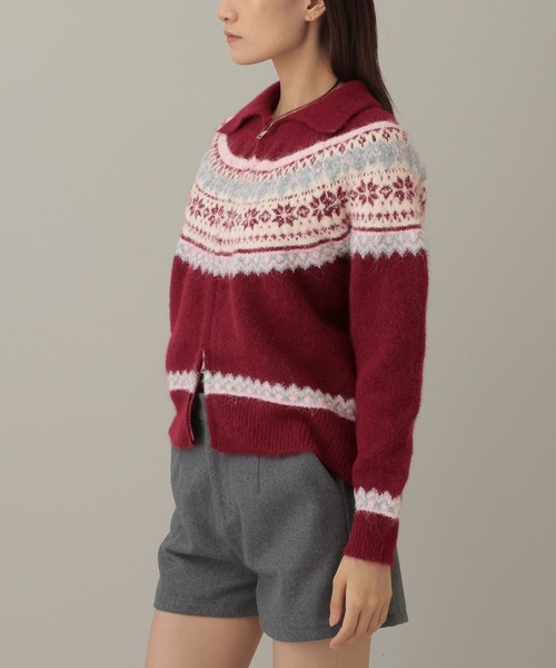 3.3 Field Trip （3.3フィールドトリップ）の「3.3 Field Trip／ノルディックZIPプルオーバー（ニット/セーター・レディース・その他1/ベージュ/グレー・FREE）」の21枚目の写真