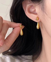 YU-KA:ドロップモチーフ 2WAYスタッドピアス drop motif 2way stud pierce