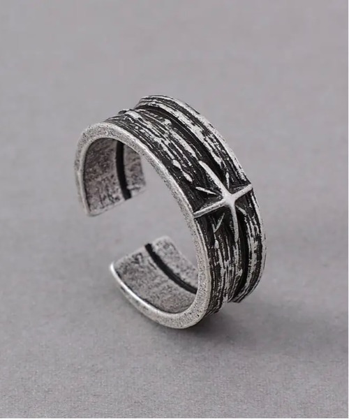 アメカジ リング 指輪 指輪 5点セット リング クロス シルバー 約13号