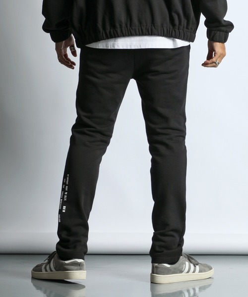 The DUFFER of ST.GEORGE(ザダファーオブセントジョージ)の「【WEB限定アイテム】〔BLACK LABEL〕"A-PACK" SETUP SWEAT PANTS:セットアップ スウェットパンツ/丈長め(スウェットパンツ・メンズ・ブラック・X-LARGE/LARGE/MEDIUM/SMALL)」の6枚目の写真