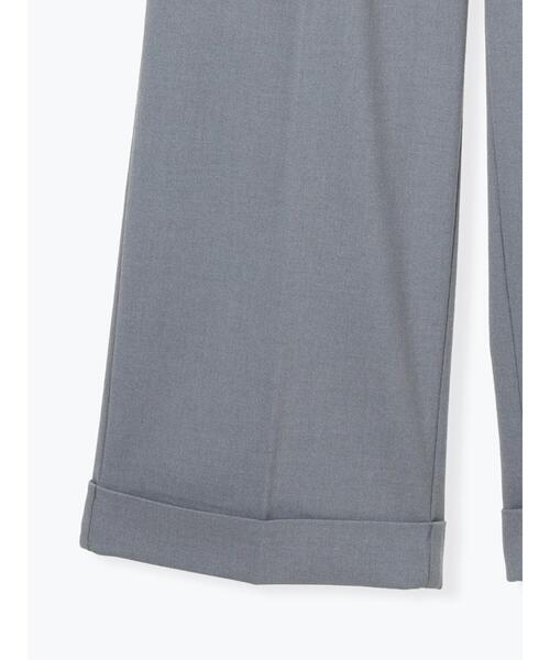 Lugnoncure（ルノンキュール）の「裾ダブルウエストタックパンツ（その他パンツ・レディース・キャメル/チャコールグレー/グレー・F）」の15枚目の写真