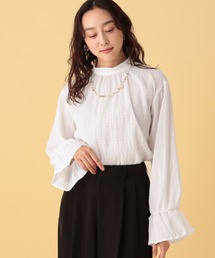 Elura | ≪CEREMONY≫スタンドネックブラウス/602136(シャツ/ブラウス)