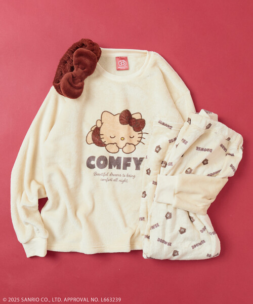 セール】SANRIO/サンリオ 「HELLO KITTY」 ヘアバンド付き パジャマ