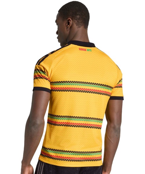 adidas(アディダス)の「adidas JAMAICA 26 X BOB MARLEY HOME JERSEY / アディダス ジャマイカ26 × ボブマーリー ホーム ジャージ(ジャージ・メンズ・ゴールド・M/S/XXL/XL/L)」の8枚目の写真