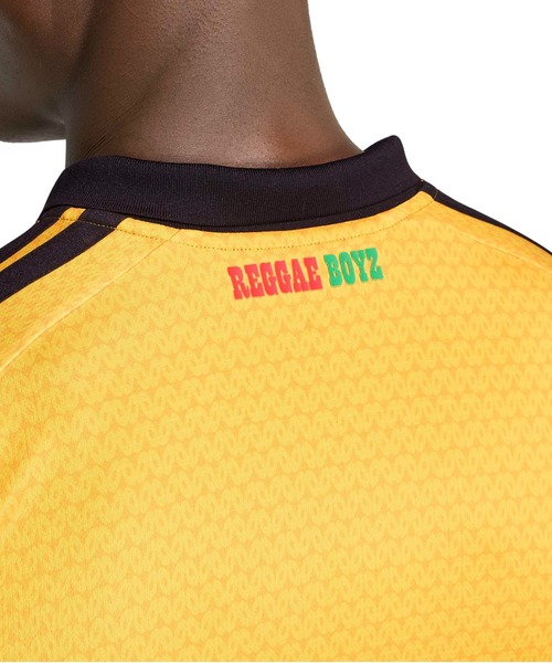adidas(アディダス)の「adidas JAMAICA 26 X BOB MARLEY HOME JERSEY / アディダス ジャマイカ26 × ボブマーリー ホーム ジャージ(ジャージ・メンズ・ゴールド・M/S/XXL/XL/L)」の7枚目の写真