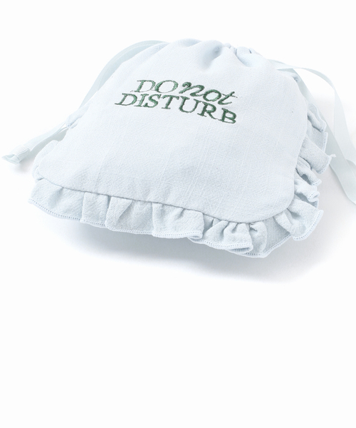 SLOBE IENA（スローブイエナ）の「LOUNA SLOBE別注 巾着ポーチ（ポーチ・レディース・ホワイト/ネイビー/スカイブルー・FREE）」の13枚目の写真