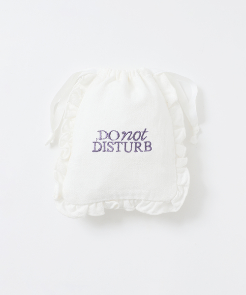 SLOBE IENA（スローブイエナ）の「LOUNA SLOBE別注 巾着ポーチ（ポーチ・レディース・ホワイト/ネイビー/スカイブルー・FREE）」の16枚目の写真