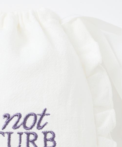 SLOBE IENA（スローブイエナ）の「LOUNA SLOBE別注 巾着ポーチ（ポーチ・レディース・ホワイト/ネイビー/スカイブルー・FREE）」の17枚目の写真