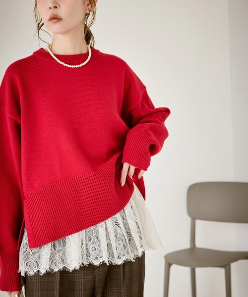 ROPE' PICNIC（ロペピクニック）の「レースドッキングチュールビスチェ（キャミソール・レディース・ホワイト・FREE）」の4枚目の写真