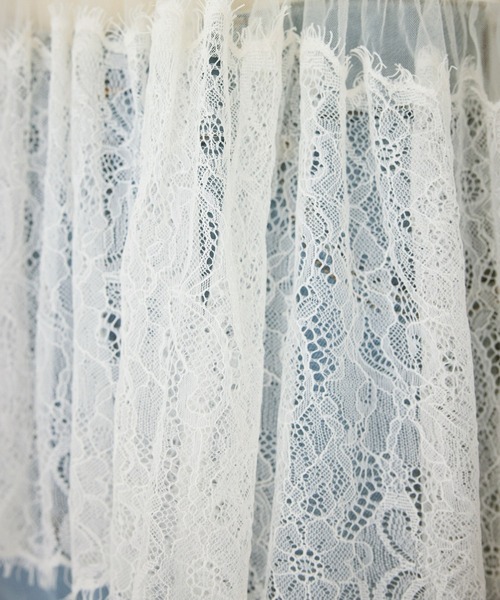 ROPE' PICNIC（ロペピクニック）の「レースドッキングチュールビスチェ（キャミソール・レディース・ホワイト・FREE）」の20枚目の写真