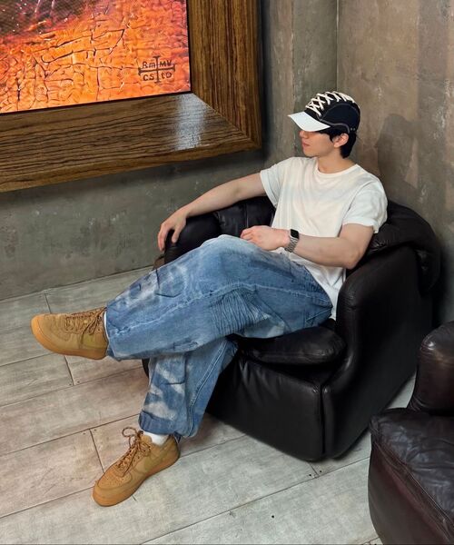 KICHUL(キチョル)の「DEEP OIL WASHED BALLOON DENIM PANTS (BLUE)(デニムパンツ・レディース・その他・X-SMALL/LARGE/SMALL/MEDIUM)」の6枚目の写真