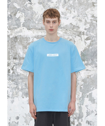アパレルボックスロゴTシャツ(スカイブルー/ホワイト)
