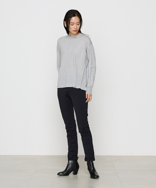 COMME CA(コムサ)の「〔 TALLサイズ 〕 メリルハイテンション裏起毛 スキニーパンツ(その他パンツ・レディース・ブルー/グレー/ブラック・15号/13号)」の5枚目の写真