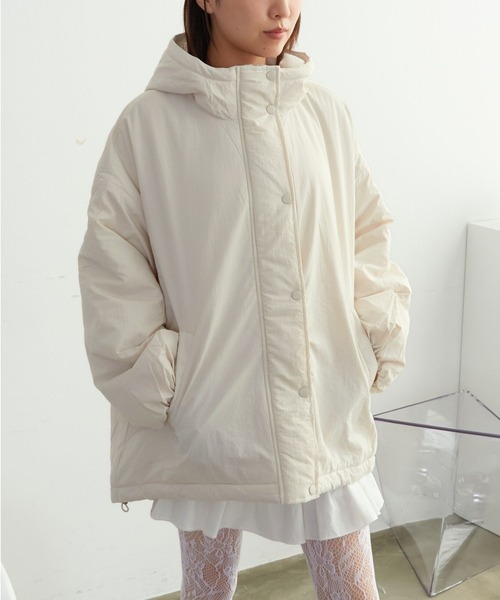 almo（アルモ）の「【TUNE】ロングダウンジャケット（ダウンジャケット/コート・レディース・ブラック/ホワイト・FREE）」の2枚目の写真