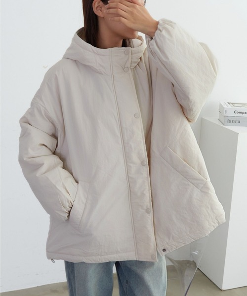 almo（アルモ）の「【TUNE】ロングダウンジャケット（ダウンジャケット/コート・レディース・ブラック/ホワイト・FREE）」の4枚目の写真