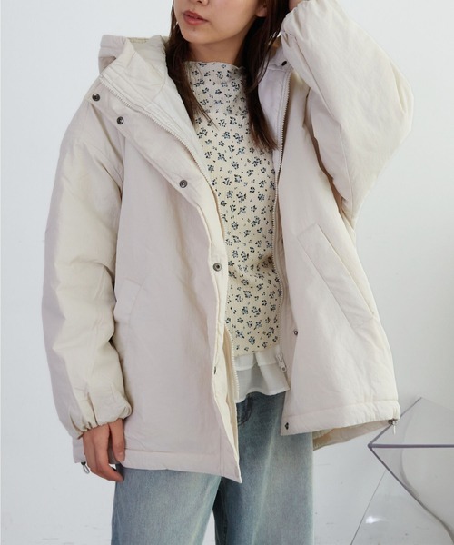 almo（アルモ）の「【TUNE】ロングダウンジャケット（ダウンジャケット/コート・レディース・ブラック/ホワイト・FREE）」の8枚目の写真