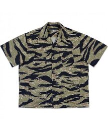 DIAFVINE（ディアフバイン）の「DV.LOT 685 Multi Pocket Shirt -Tiger Stripe Camo Green-（シャツ/ブラウス）」