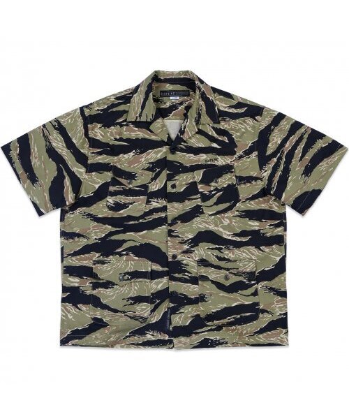 DIAFVINE(ディアフバイン)の「DV.LOT 685 Multi Pocket Shirt -Tiger Stripe Camo Green-(シャツ/ブラウス・メンズ・その他・XX-LARGE/LARGE/X-LARGE)」の1枚目の写真