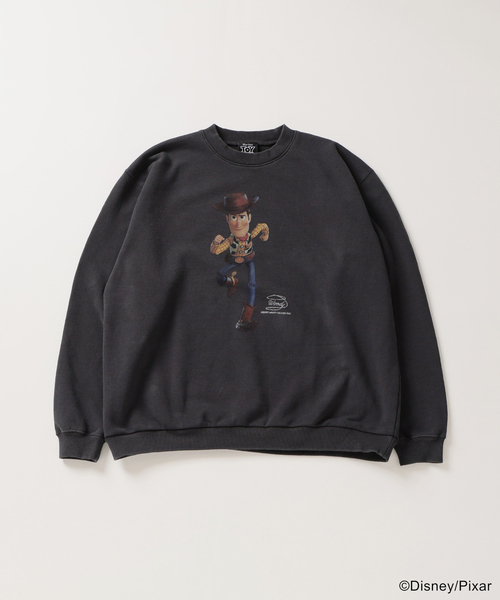 JOURNAL STANDARD（ジャーナルスタンダード）の「TOY STORY / トイ ストーリー for JOURNAL STANDARD プリント スウェット（スウェット・メンズ・ホワイト/ライトグリーン/ブラック×ブラック/ブラック系その他/オレンジ/ブラックミックス・LARGE/MEDIUM）」の5枚目の写真