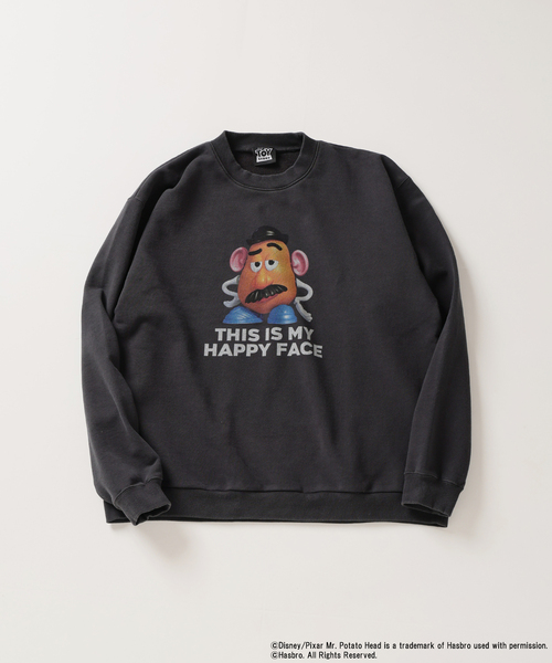 JOURNAL STANDARD（ジャーナルスタンダード）の「TOY STORY / トイ ストーリー for JOURNAL STANDARD プリント スウェット（スウェット・メンズ・ホワイト/ライトグリーン/ブラック×ブラック/ブラック系その他/オレンジ/ブラックミックス・LARGE/MEDIUM）」の3枚目の写真