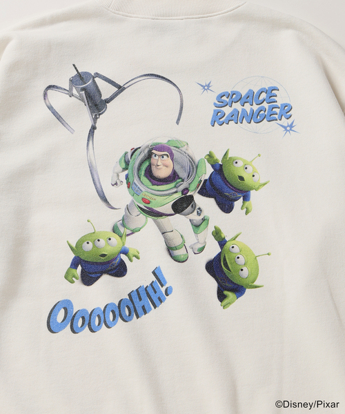 JOURNAL STANDARD（ジャーナルスタンダード）の「TOY STORY / トイ ストーリー for JOURNAL STANDARD プリント スウェット（スウェット・メンズ・ホワイト/ライトグリーン/ブラック×ブラック/ブラック系その他/オレンジ/ブラックミックス・LARGE/MEDIUM）」の20枚目の写真