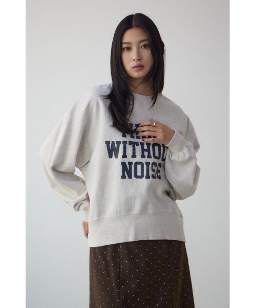 AZUL by moussy（アズールバイマウジー）の「クラックロゴスウェット（スウェット・レディース・ライトブラック/ブラウン/グレー×ホワイト・FREE）」の17枚目の写真