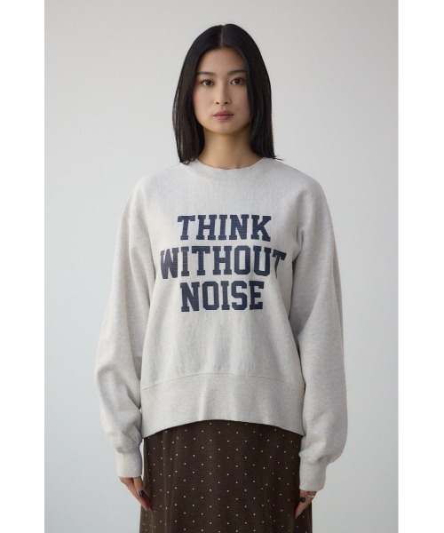 AZUL by moussy（アズールバイマウジー）の「クラックロゴスウェット（スウェット・レディース・ライトブラック/ブラウン/グレー×ホワイト・FREE）」の19枚目の写真