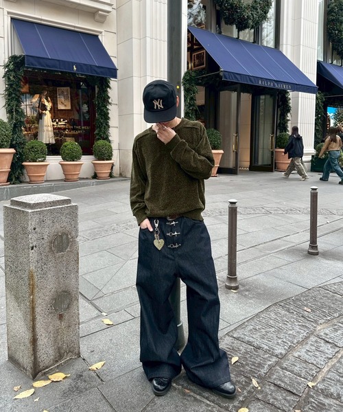 kutir（クティール）の「FIREMAN RIGID BAGGY DENIM PANTS／ファイヤーマンリジットバギーデニムパンツ（デニムパンツ・メンズ・ブラック/インディゴブルー・SMALL/MEDIUM/LARGE）」の12枚目の写真