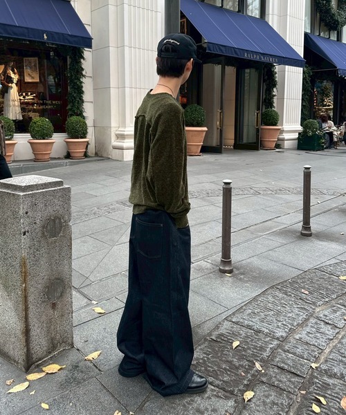 kutir（クティール）の「FIREMAN RIGID BAGGY DENIM PANTS／ファイヤーマンリジットバギーデニムパンツ（デニムパンツ・メンズ・ブラック/インディゴブルー・SMALL/MEDIUM/LARGE）」の10枚目の写真