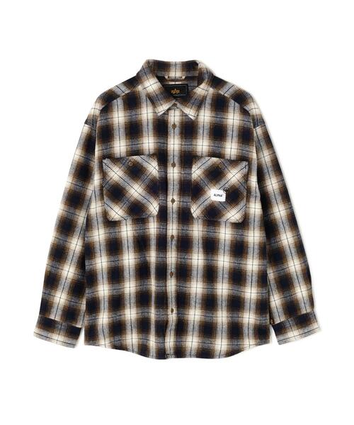 Alpha Industries(アルファインダストリーズ)の「Alpha Industries/アルファインダストリーズ/UNFRM FLANNEL SHIRT/ユニフォーム フランネル シャツ(シャツ/ブラウス・メンズ・その他9・L/M/XL)」の1枚目の写真