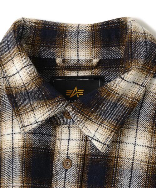 Alpha Industries（アルファインダストリーズ）の「Alpha Industries/アルファインダストリーズ/UNFRM FLANNEL SHIRT/ユニフォーム フランネル シャツ（シャツ/ブラウス・メンズ・その他9・L/M/XL）」の4枚目の写真