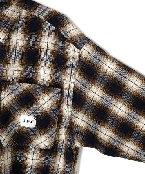 Alpha Industries（アルファインダストリーズ）の「Alpha Industries/アルファインダストリーズ/UNFRM FLANNEL SHIRT/ユニフォーム フランネル シャツ（シャツ/ブラウス・メンズ・その他9・L/M/XL）」の5枚目の写真