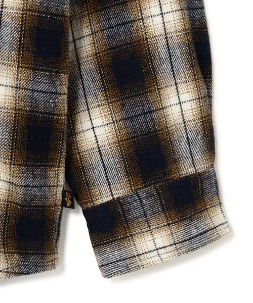 Alpha Industries（アルファインダストリーズ）の「Alpha Industries/アルファインダストリーズ/UNFRM FLANNEL SHIRT/ユニフォーム フランネル シャツ（シャツ/ブラウス・メンズ・その他9・L/M/XL）」の7枚目の写真